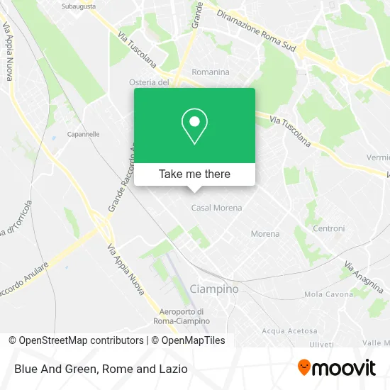 Blue And Green map