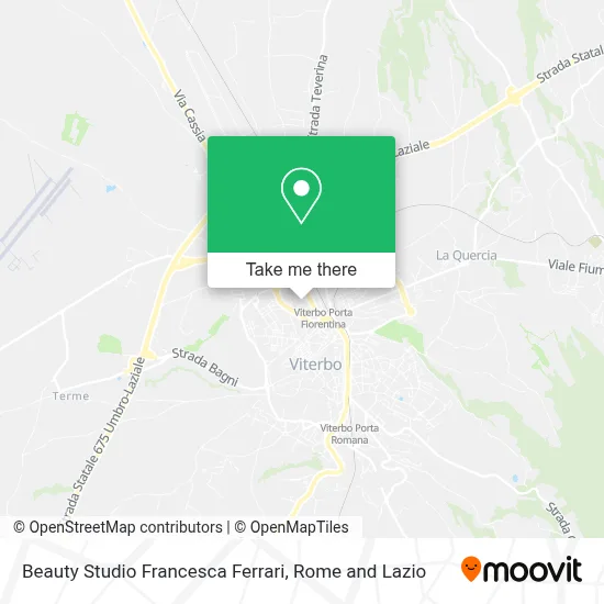 Beauty Studio Francesca Ferrari map