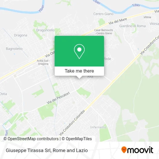 Giuseppe Tirassa Srl map