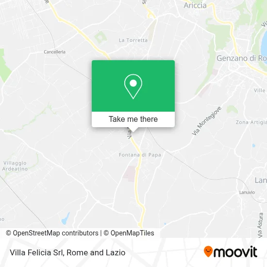 Villa Felicia Srl map