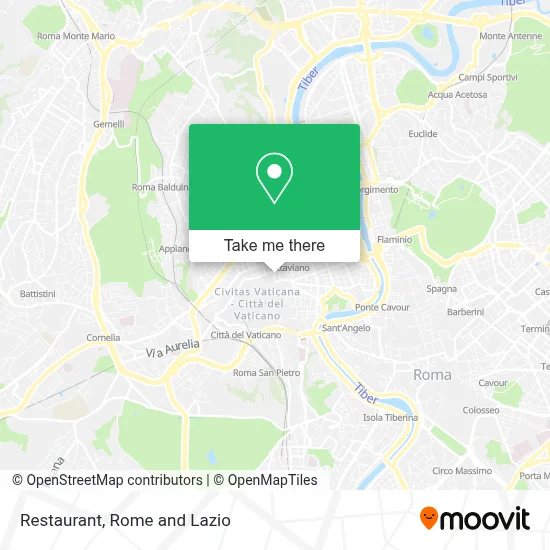 Restaurant map