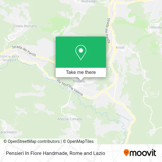 Pensieri In Fiore Handmade map