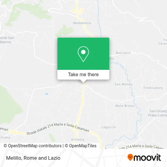 Melillo map