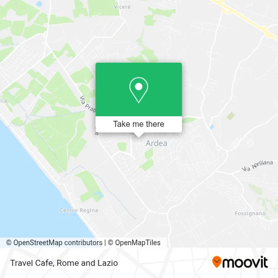 Travel Cafe map