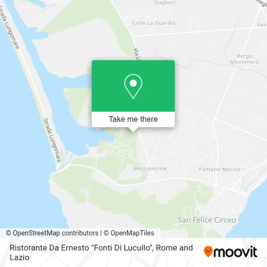 Ristorante Da Ernesto "Fonti Di Lucullo" map