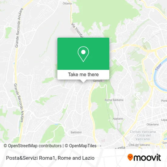 Posta&Servizi Roma1 map