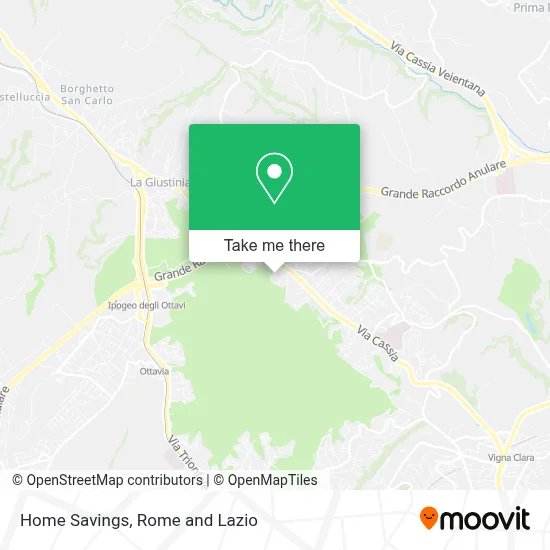 Home Savings map