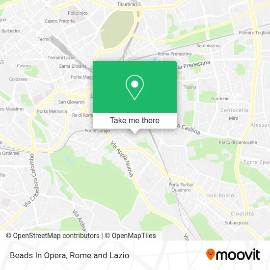 Beads In Opera map