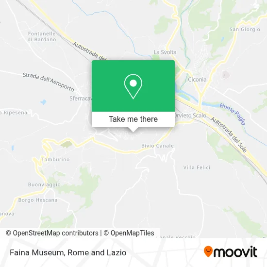 Faina Museum map