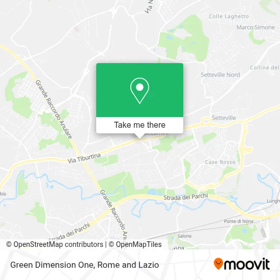 Green Dimension One map