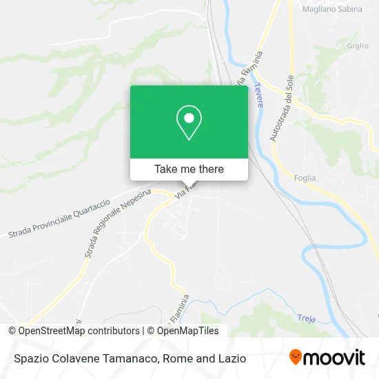 Spazio Colavene Tamanaco map