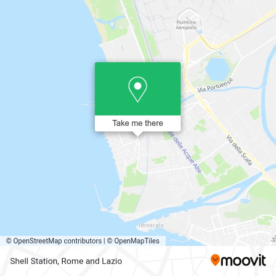 Shell Station map