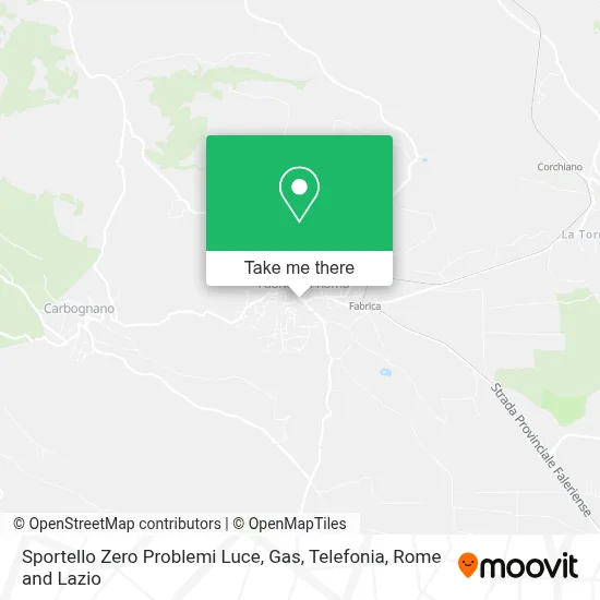 Sportello Zero Problemi Luce, Gas, Telefonia map
