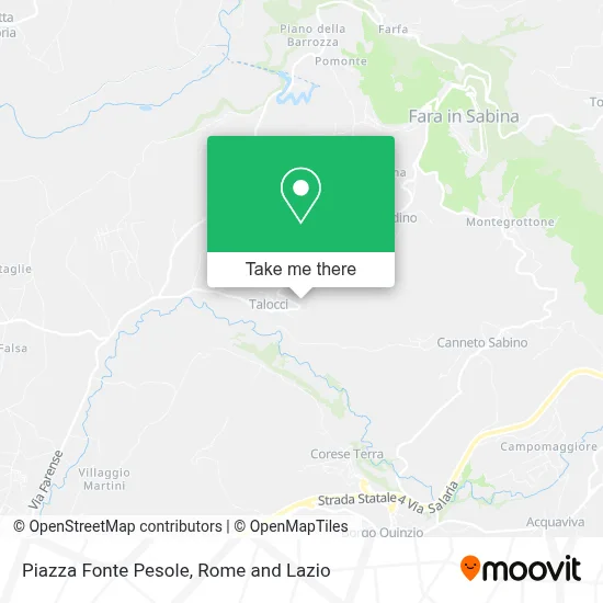 Piazza Fonte Pesole map