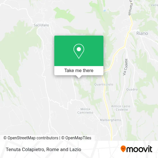 Tenuta Colapietro map