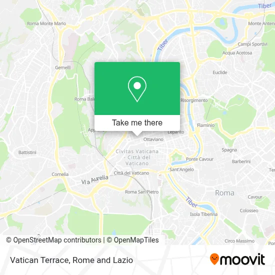Vatican Terrace map