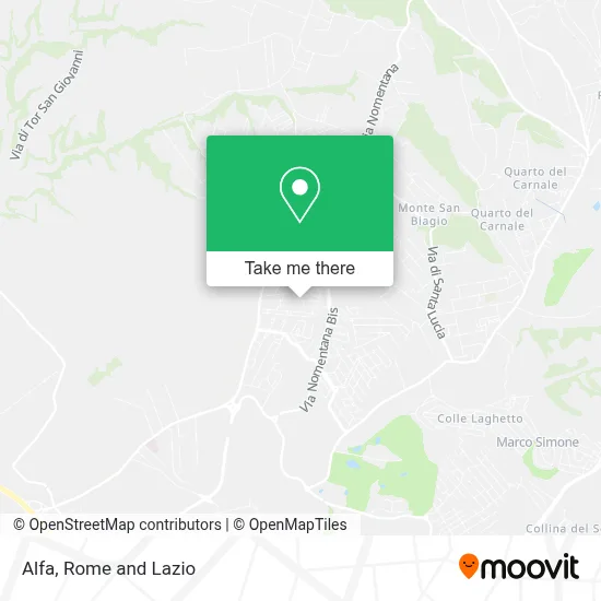 Alfa map