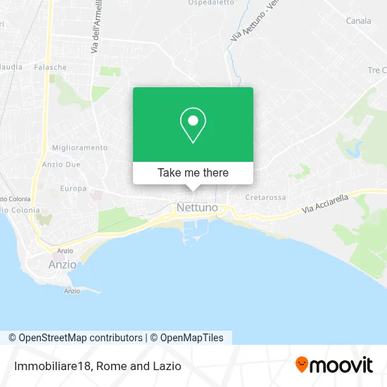 Immobiliare18 map
