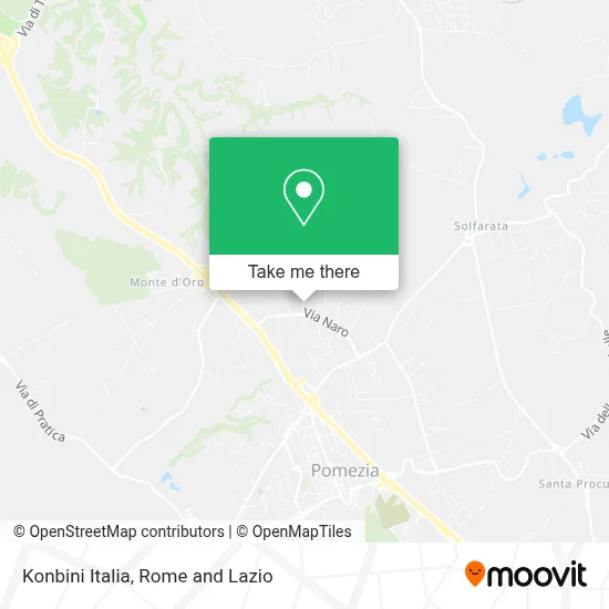 Konbini Italia map