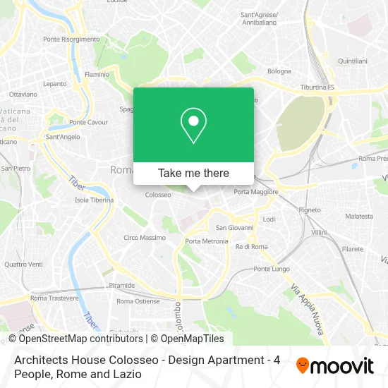 Architects House Colosseo - Design Apartment  -  4 People map