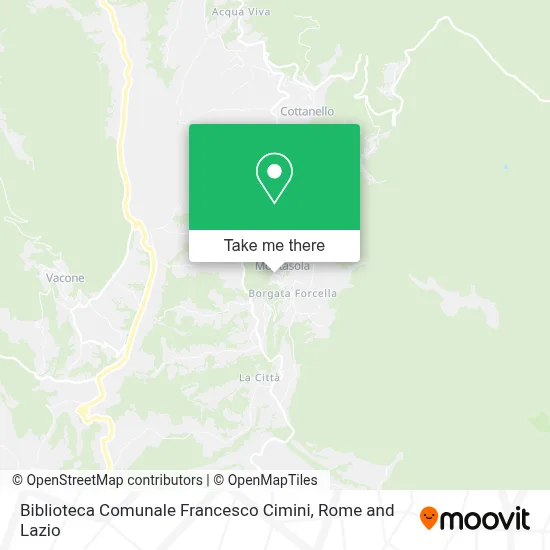 Biblioteca Comunale Francesco Cimini map