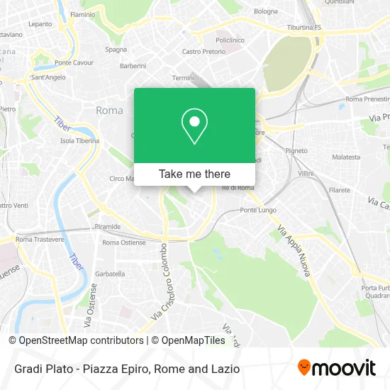Gradi Plato - Piazza Epiro map