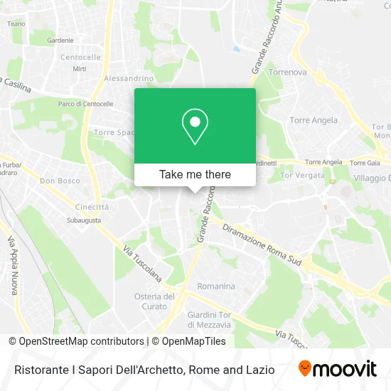 Ristorante I Sapori Dell'Archetto map