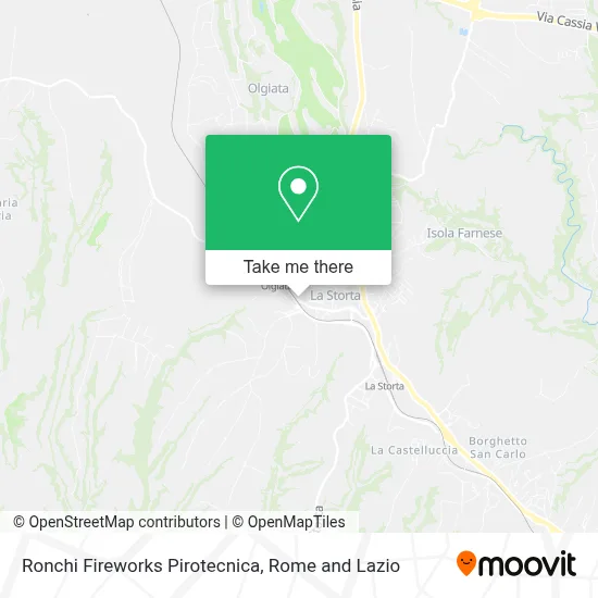 Ronchi Fireworks Pirotecnica map