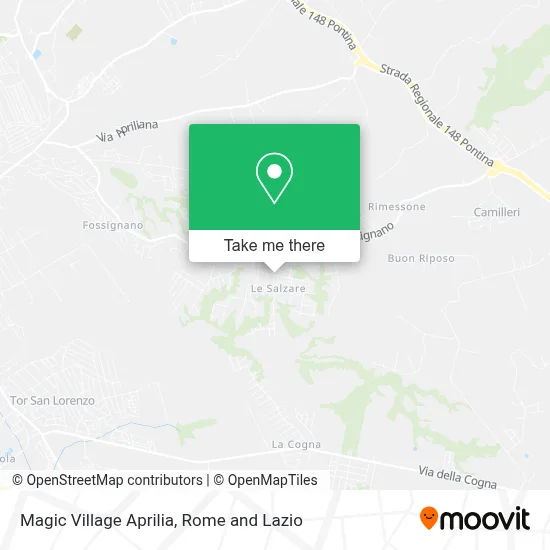Magic Village Aprilia map