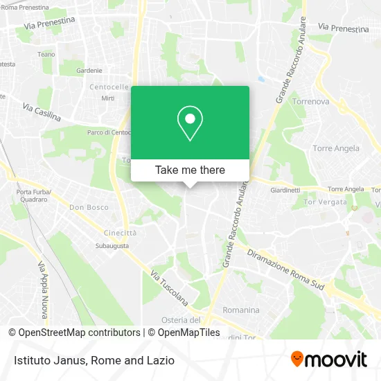 Istituto Janus map