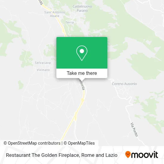 Restaurant The Golden Fireplace map