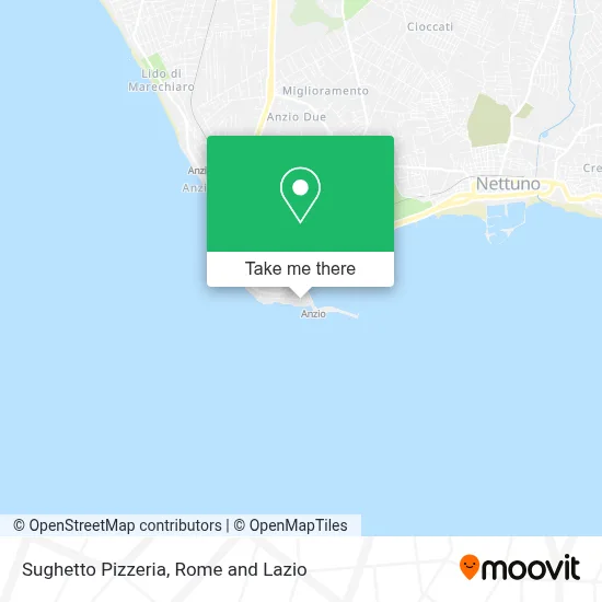 Sughetto Pizzeria map