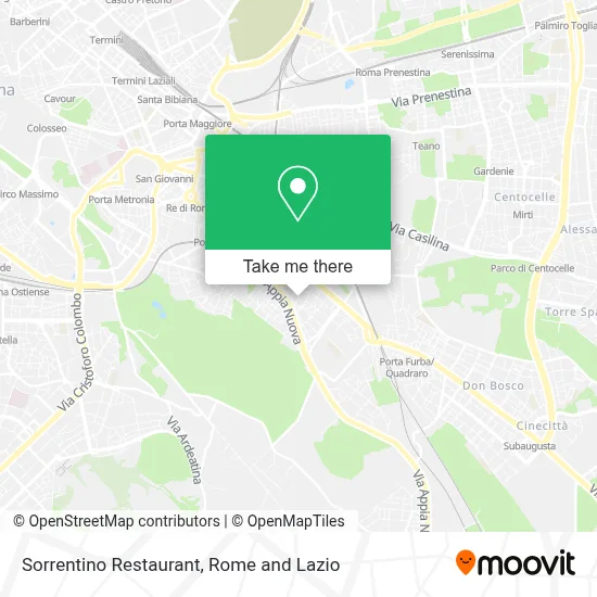 Sorrentino Restaurant map