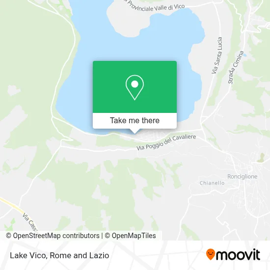 Lake Vico map