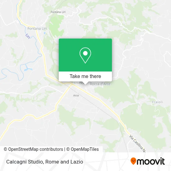 Calcagni Studio map