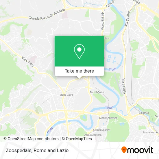 Zoospedale map
