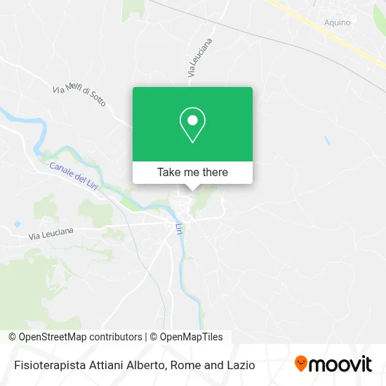 Fisioterapista Attiani Alberto map