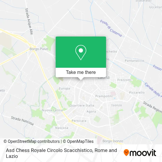 Asd Chess Royale Circolo Scacchistico map