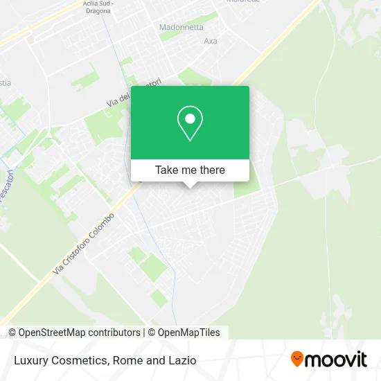 Luxury Cosmetics map