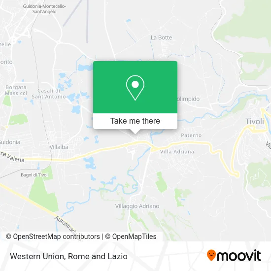 Western Union map