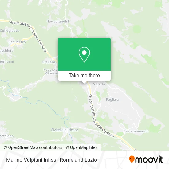 Marino Vulpiani Infissi map