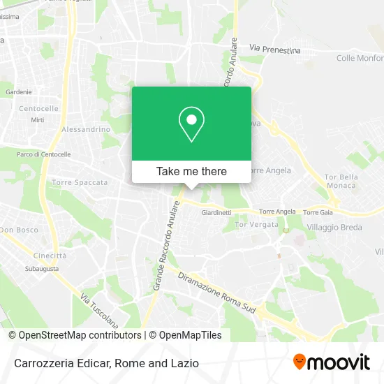 Carrozzeria Edicar map