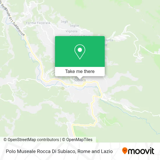 Polo Museale Rocca Di Subiaco map