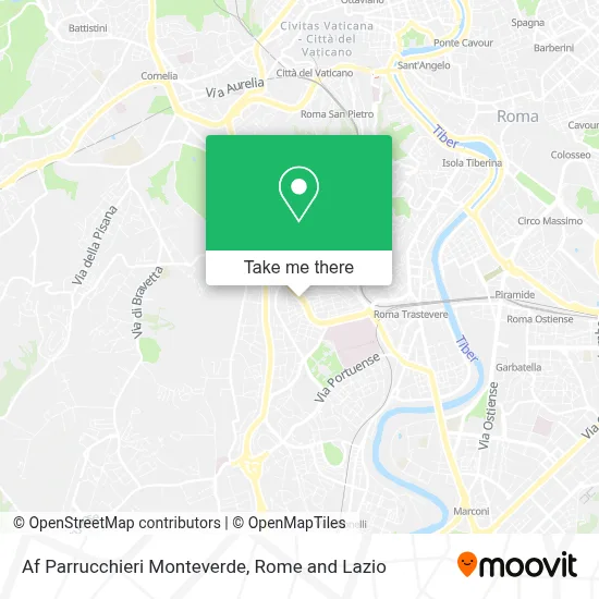 Af Parrucchieri Monteverde map