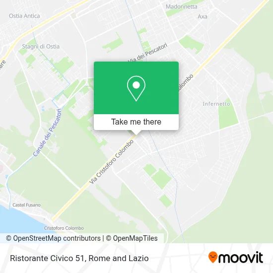 Ristorante Civico 51 map