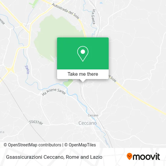 Gsassicurazioni Ceccano map