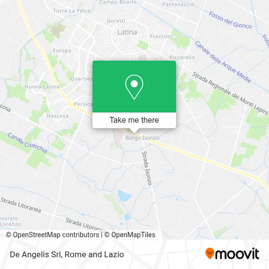 De Angelis Srl map
