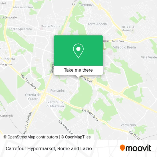 Carrefour Hypermarket map