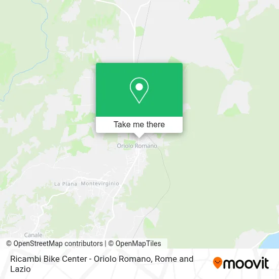 Ricambi Bike Center - Oriolo Romano map