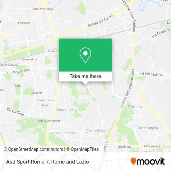 Asd Sport Roma 7 map